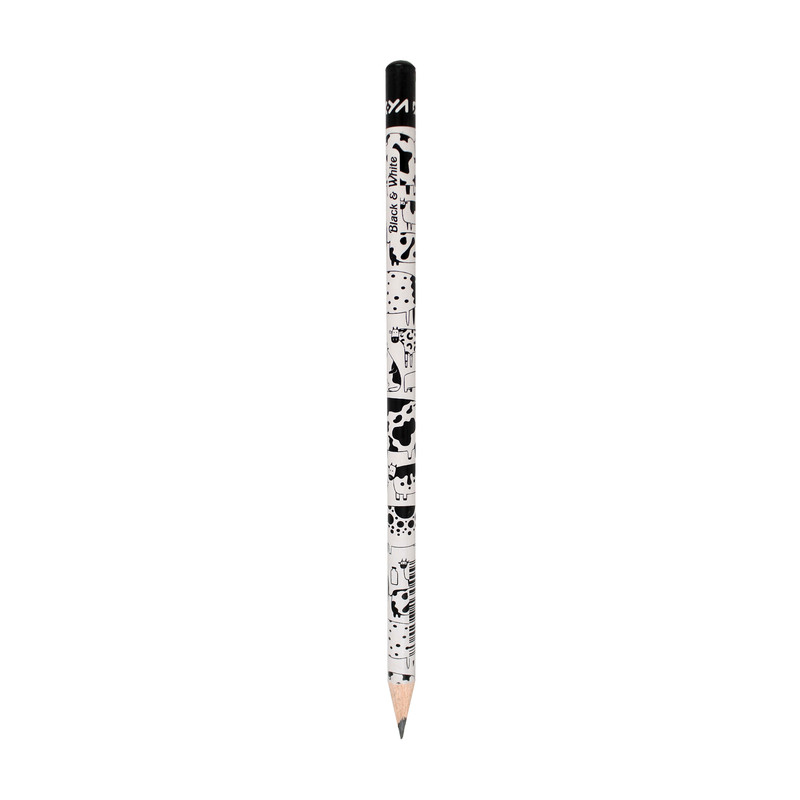 مداد مشکی آریا مدل BLACK & WHITE کد B01