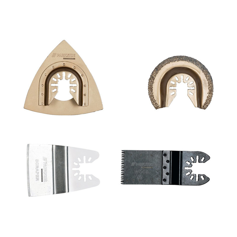 تیغه ابزار همه کاره پارکساید مدل PMZP 4 A1 مجموعه 4 عددی تیغه ابزار همه کاره پارکساید مدل PMZP 4 A1 مجموعه 4 عددی