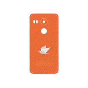MAHOOT Minimalist origami bird Cover Sticker for Google Nexus 5X