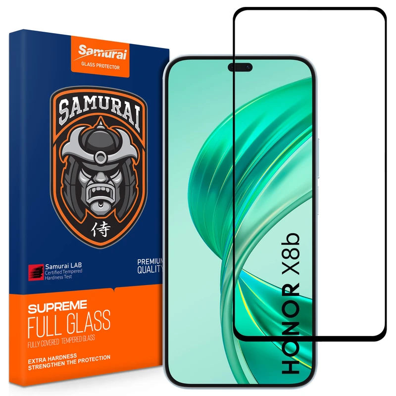 محافظ صفحه نمایش شیشه ای سامورایی مدل ovglass مناسب برای گوشی موبایل آنر X8b / X8c / 200 lite