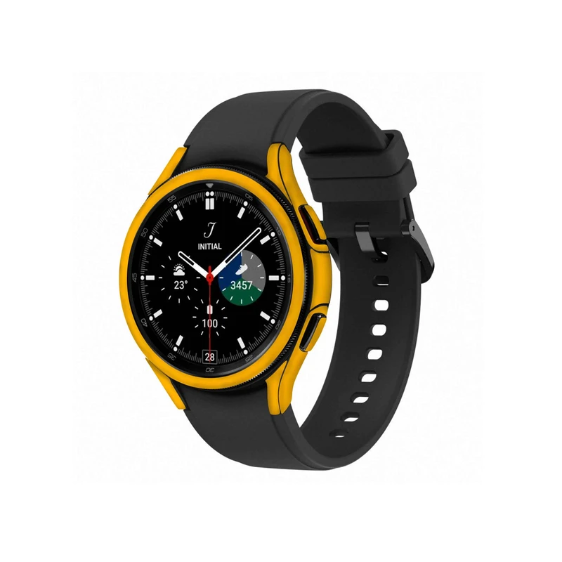  برچسب ماهوت طرح Matte-Deep-Mustard مناسب برای ساعت هوشمند سامسونگ Watch4 Classic 42mm
