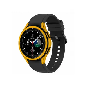 MAHOOT Matte-Deep-Mustard Cover Sticker for Samsung Watch4 Classic 42mm Smartwatch