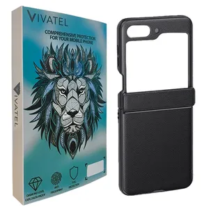 Vivatel XUNOD Leather Cover For Samsung Galaxy Z Flip 5 Mobile Phone  Mobile Phone