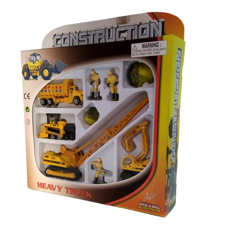 کیت ماشین بازی مدل راهسازی pt2021c2 بسته 9 عددی