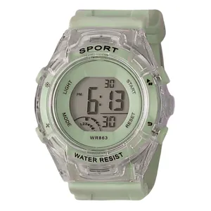 ساعت مچی دیجیتال بچگانه مدل  اسپرت تک زمانه بند پیو کرنومتر دار کد H9