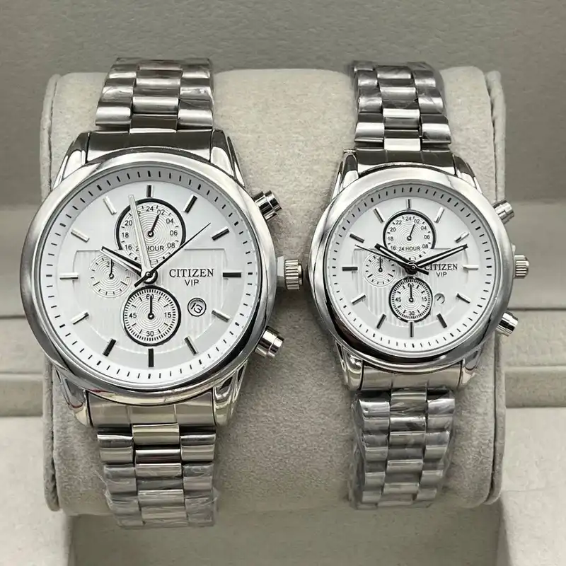 ست ساعت مچی عقربه ای زنانه و مردانه مدل Cit 02