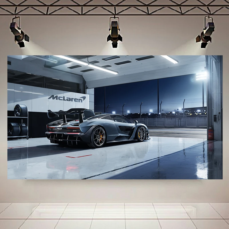 پوستر طرح ماشین مدل مکلارن Senna کد AR7760