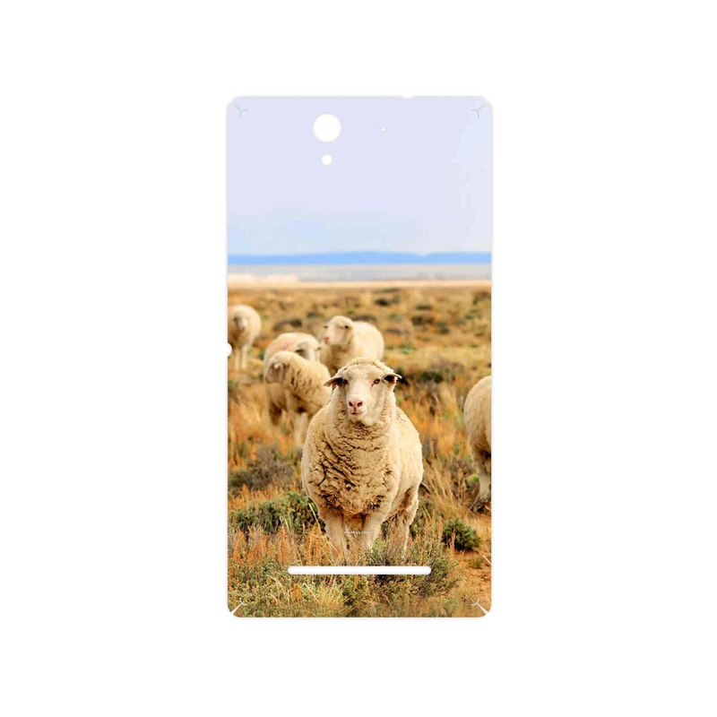 برچسب پوششی ماهوت مدل Sheep مناسب برای گوشی موبایل سونی Xperia C3 Dual