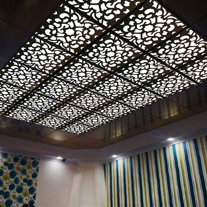 تایل سقفی آسمان مجازی بنی دکو مدل MC28 اندازه 60x60 سانتی متر مجموعه 4 عددی