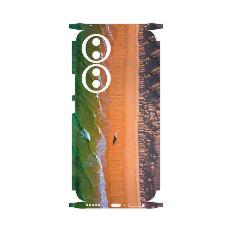 برچسب پوششی ماهوت مدل Beach and Green Sea-FullSkin مناسب برای گوشی موبایل آنر 90