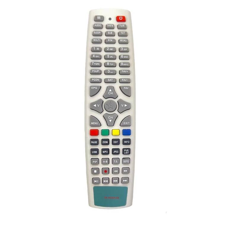 ریموت کنترل مدل sr-x6300usb به همراه باطری