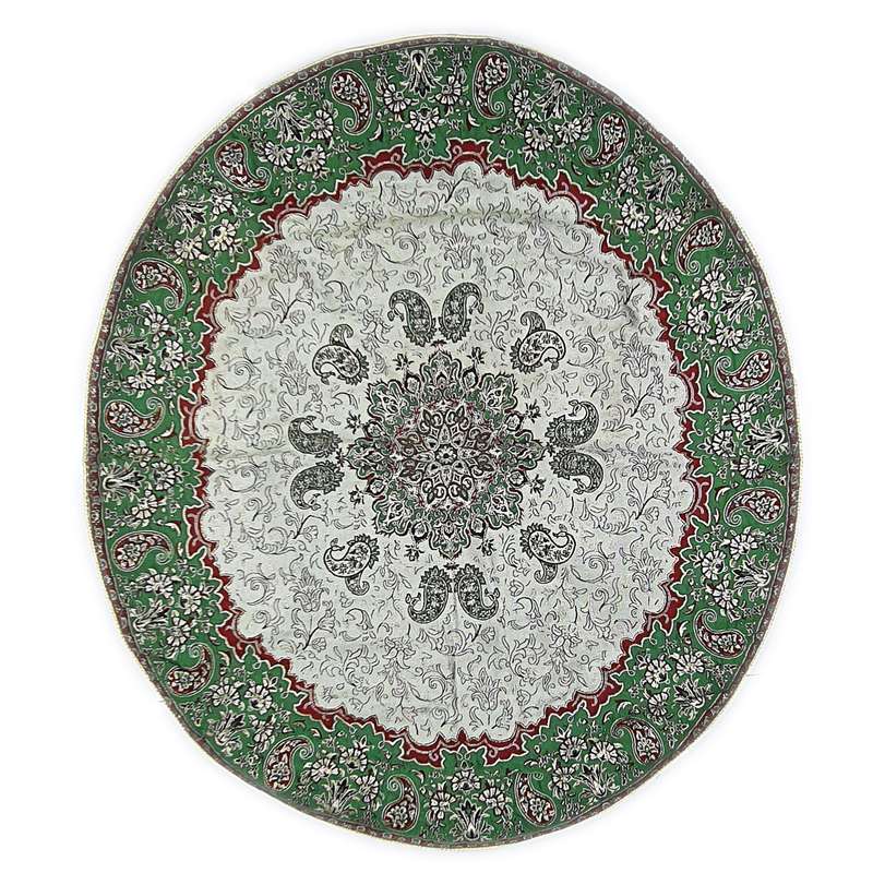 رومیزی ترمه مدل بته جقه کد BZSBZ110-84