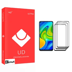 Coconut UD Glass Screen Protector For Xiaomi Redmi Note 9 Pack Of 3
