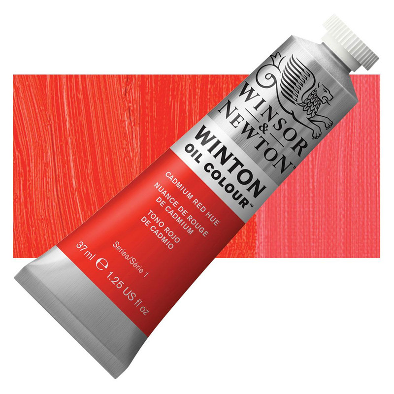 رنگ روغن وینزور وینتون مدل CADMIUM RED HUE 5 حجم 37 میلی لیتر