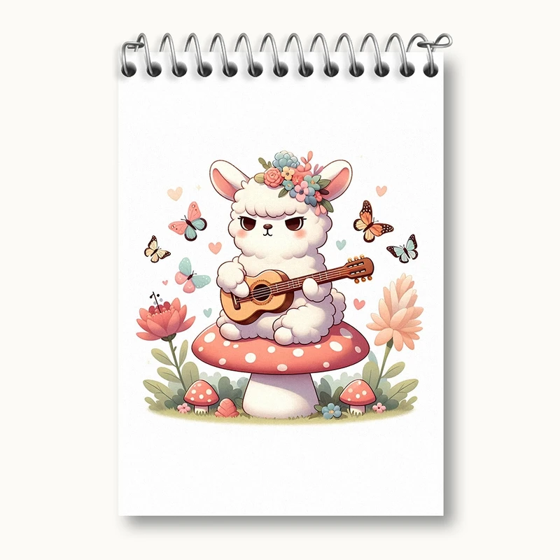 دفتر یادداشت 50 برگ خندالو مدل گوسفند کیوت کد N1201