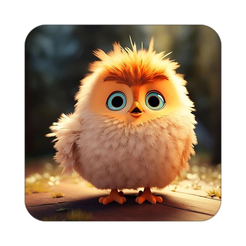 زیر لیوانی کاکتی طرح حیوانات کارتونی مدل mp28147