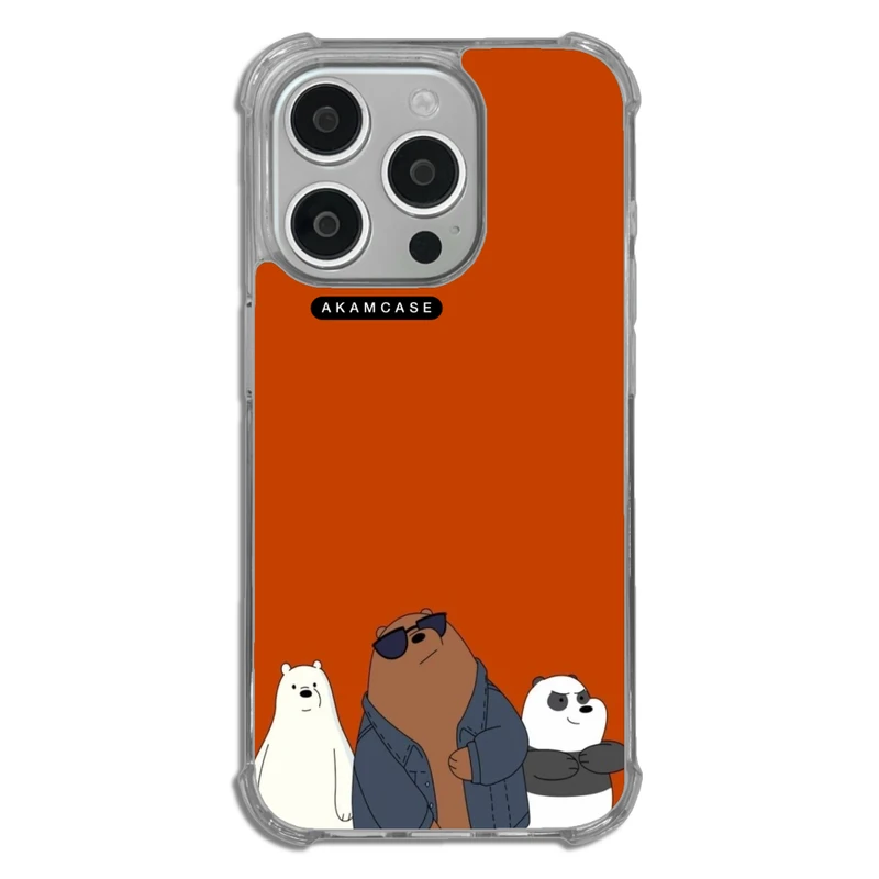 کاور آکام مدل AMCWTA15PRO-BARE BEAR1 مناسب برای گوشی موبایل اپل iPhone 15 Pro