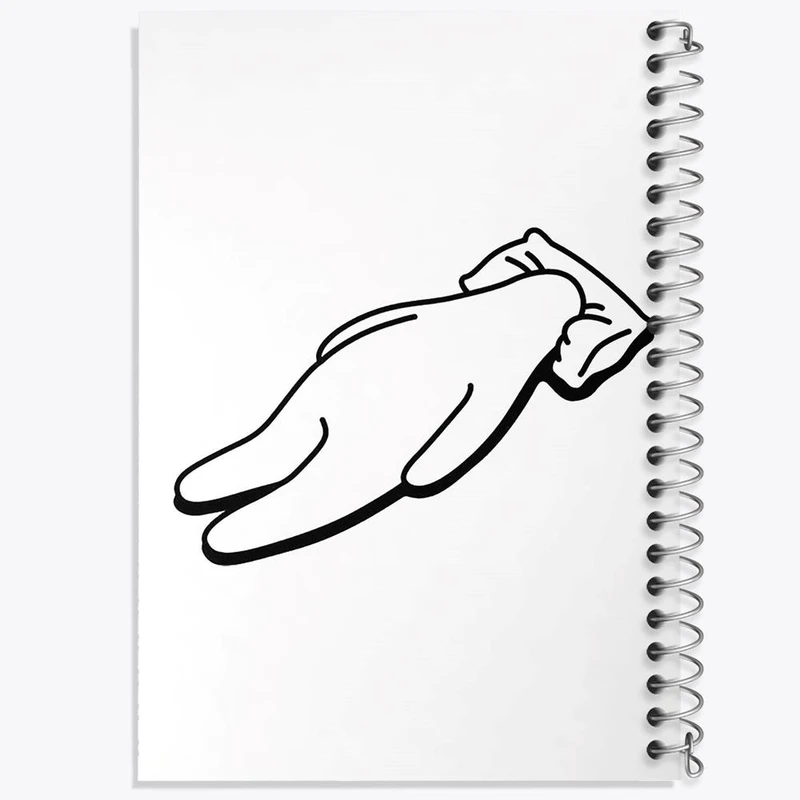 دفتر لیست خرید 50 برگ خندالو طرح تنبل خسته کد 29421