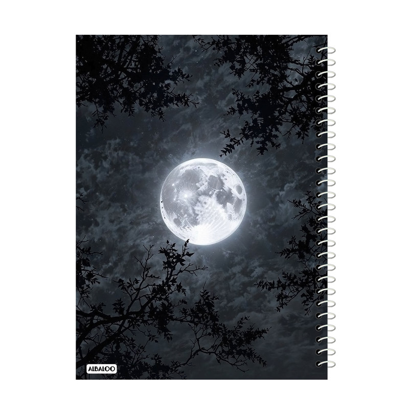 دفترچه یادداشت 50 برگ آلبالو مدل ماه کد 2115