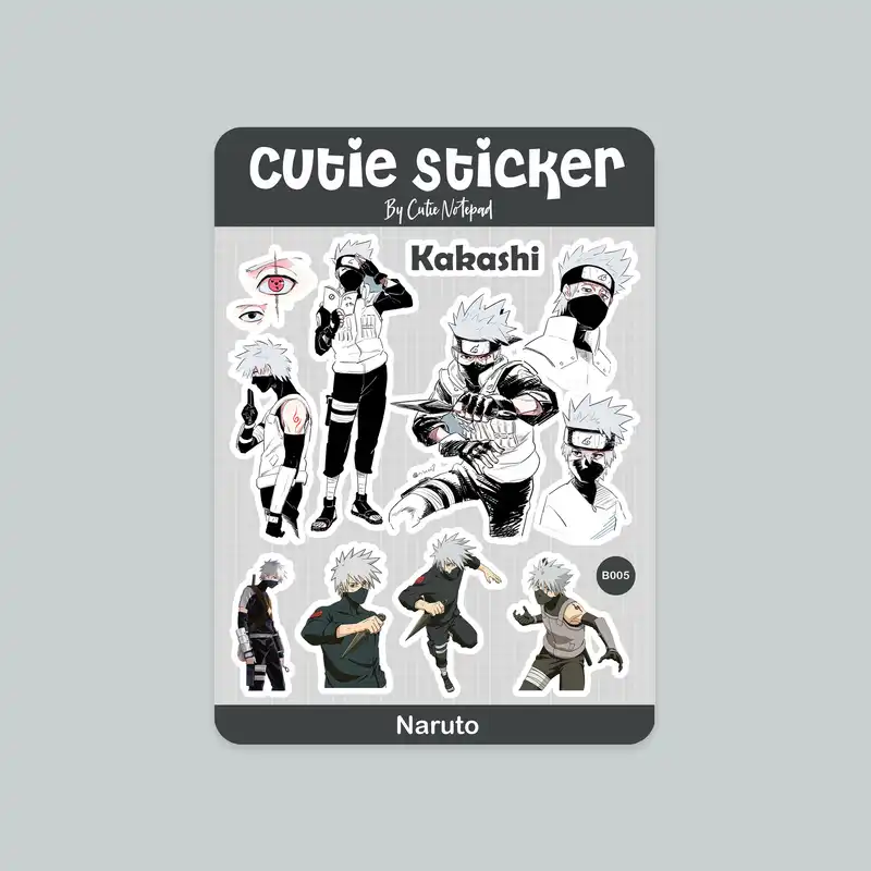 برچسب طرح انیمه ناروتو مدل B005