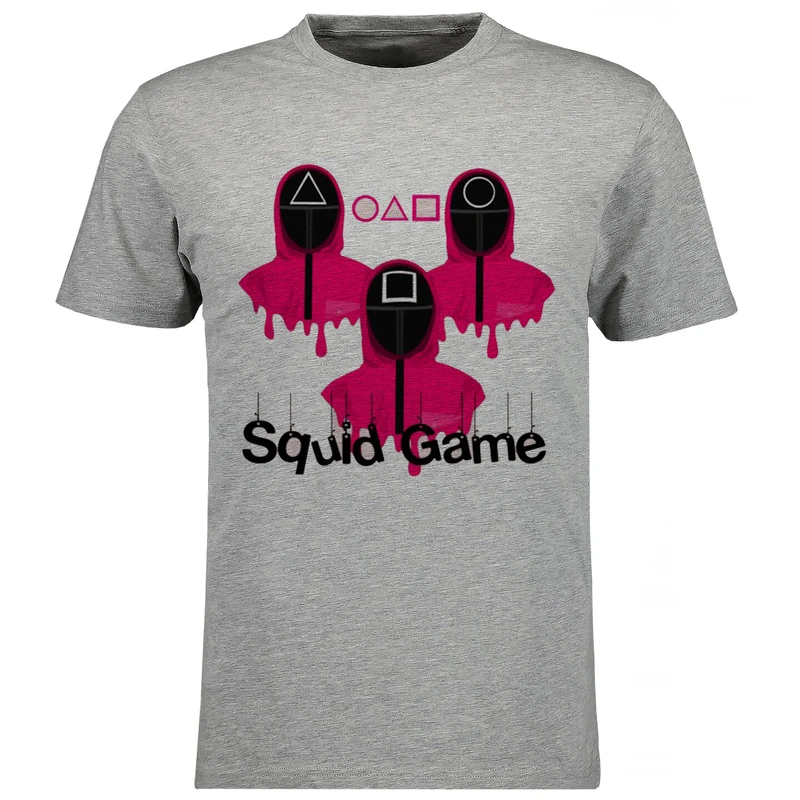 تی شرت آستین کوتاه مردانه مدل بازی مرکب V48