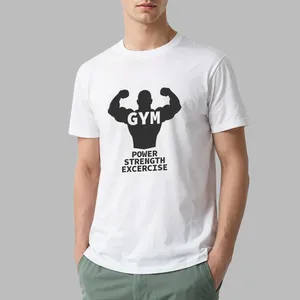 تی شرت مردانه طرح بدنسازی مدل gym
