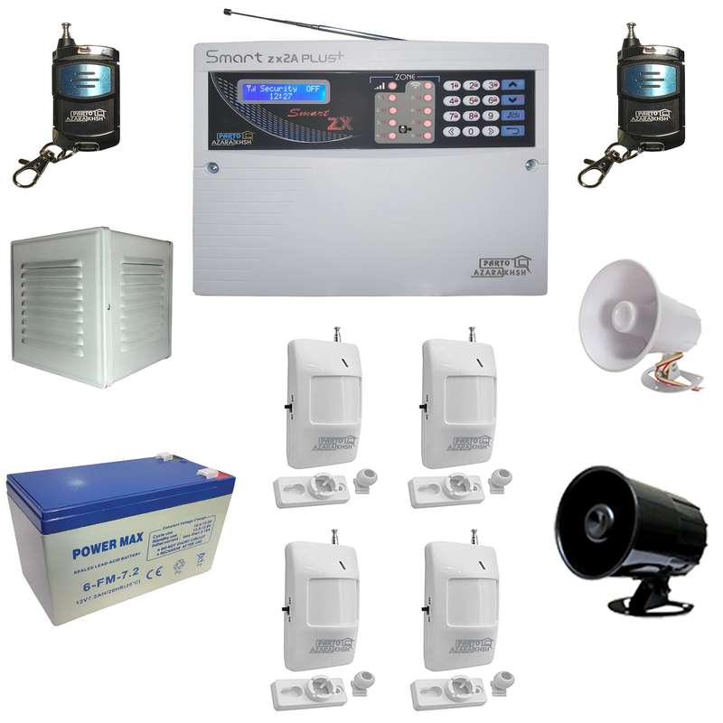 دزدگیر اماکن پرتو آذرخش مدل Smart ZX2A Plus D