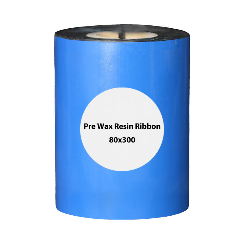 ریبون وکس رزین مدل  WAX RESIN 300m x 80mm بسته 12 عددی