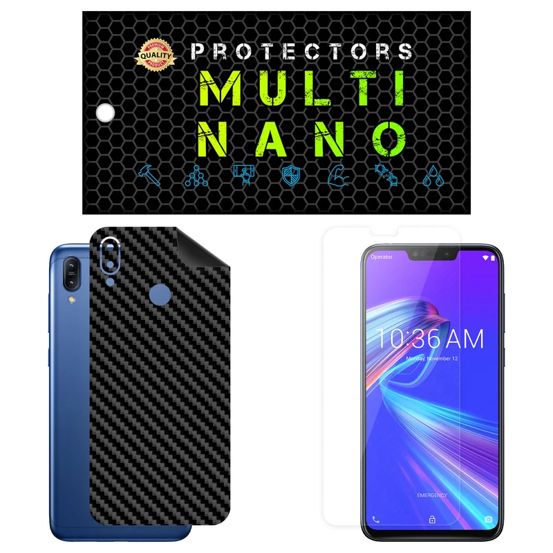 محافظ صفحه نمایش مولتی نانو مدل X-SFC مناسب برای گوشی موبایل ایسوس Zenfone Max M2 / ZB633KL به همراه برچسب پوششی
