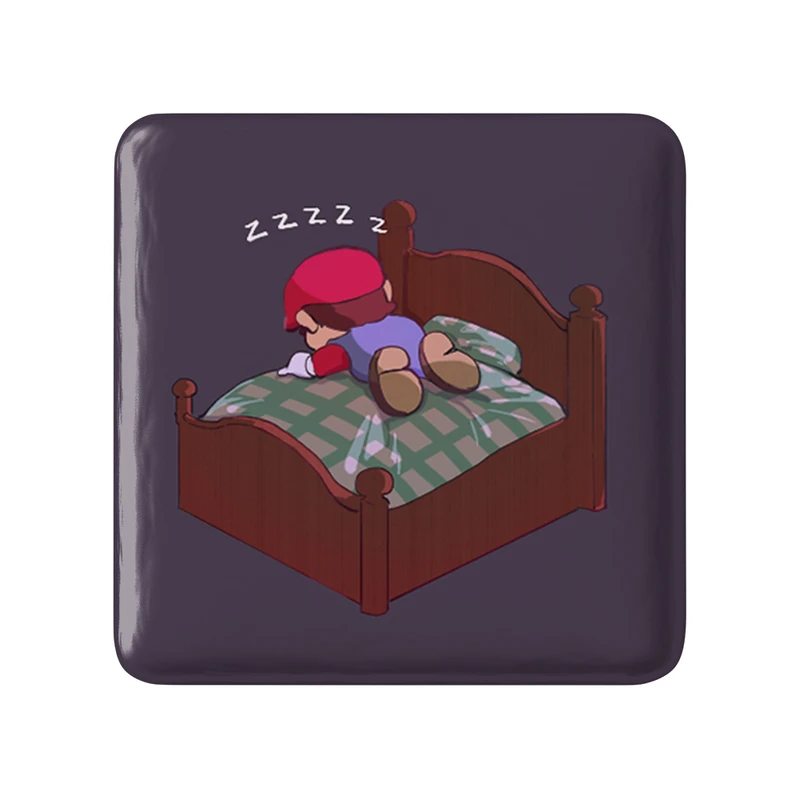 پیکسل خندالو طرح (Mario) بازی سوپر ماریو مدل مربعی کد 31523