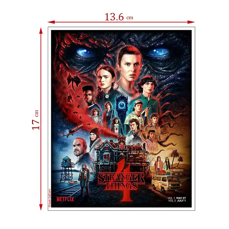 پوستر مدل 4 Stranger Things کد brfp-587 مجموعه 20 عددی