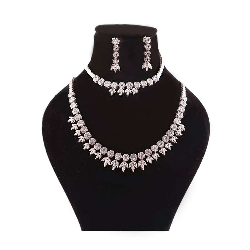 نیم ست نقره زنانه مدل  SN 008