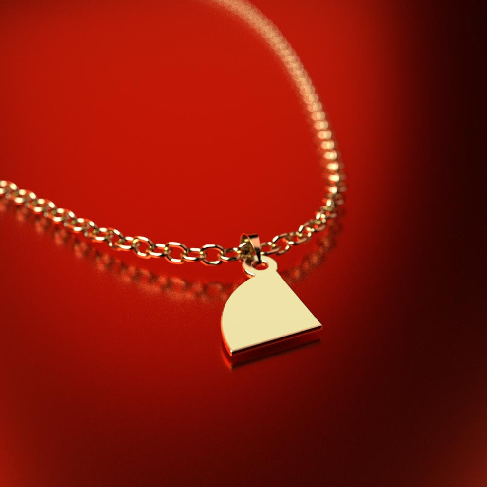 آویز گردنبند طلا 18 عیار زنانه مدوپد مدل هندسی کد PA1-14082