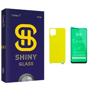 Atouchbo Shiny Glass Back Protector For Samsung سامسونگ Galaxy A12