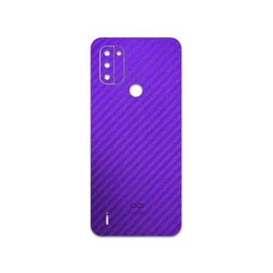 MAHOOT Purple-Fiber Cover Sticker for Nokia C31