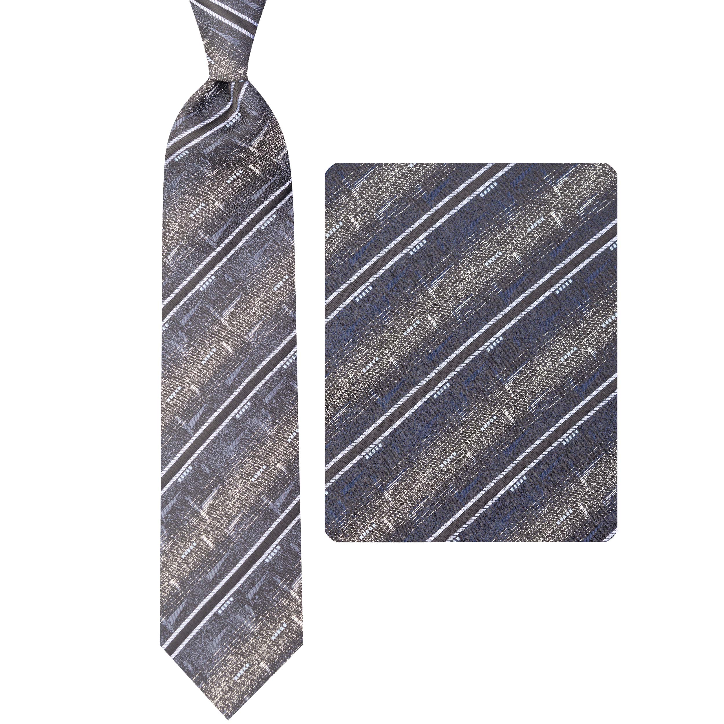 ست کراوات و دستمال جیب مردانه مدل GF-ST2160-BK
