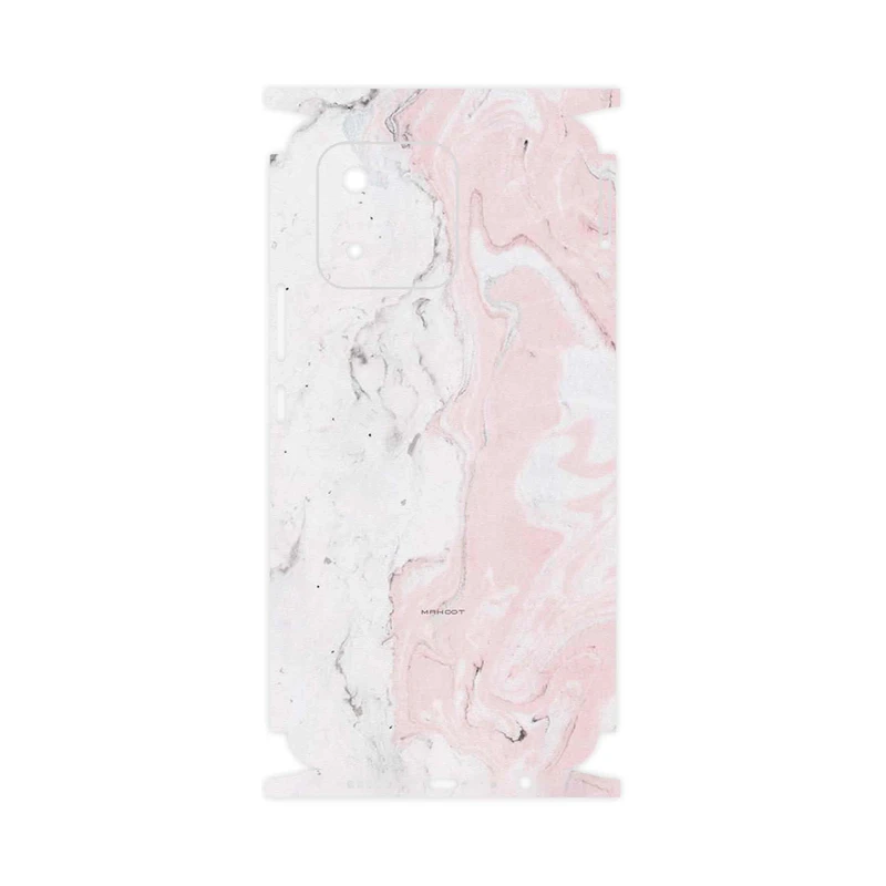 برچسب پوششی ماهوت مدل Blanco_Pink_Marble-FullSkin مناسب برای گوشی موبایل آنر X5