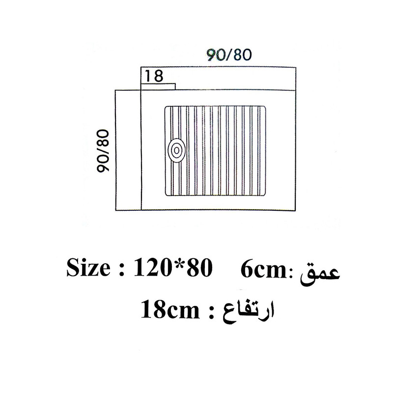 زیر پایی حمام مدل شبنم