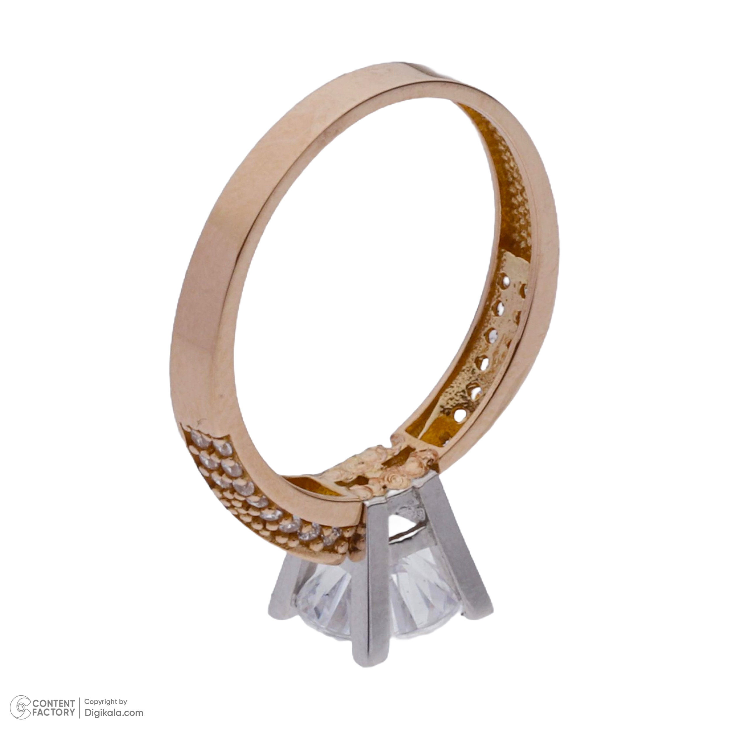 انگشتر طلا 18 عیار زنانه مایا ماهک مدل MR1106 طرح سولیتر