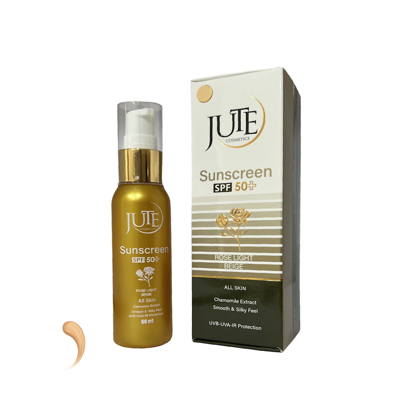کرم ضد آفتاب رنگی ژوت SPF 50 مدل rose حاوی ‌محافظ UVA و UVB مناسب برای پوست‌ خشک و معمولی حجم 50 میلی‌لیتر