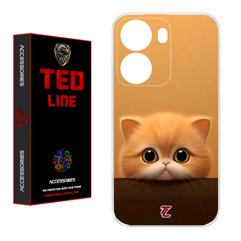 کاور تدلاین طرح گربه کد 1174 مناسب برای گوشی موبایل شیائومی Redmi A5