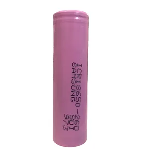 باتری لیتیوم یون قابل شارژ سامسونگ مدل ICR18650-26D ظرفیت 2600 میلی آمپر ساعت