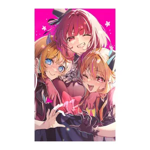 استیکر لپ تاپ و موبایل مدل انیمه طرح اوشی نو کو روبی هوشینو oshi no ko Ruby Hoshino کد 1177