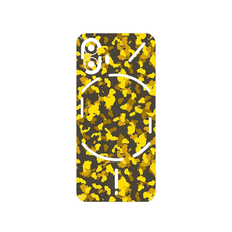 برچسب پوششی ماهوت مدل Yellow Infantry Army مناسب برای گوشی موبایل ناتینگ Phone 2