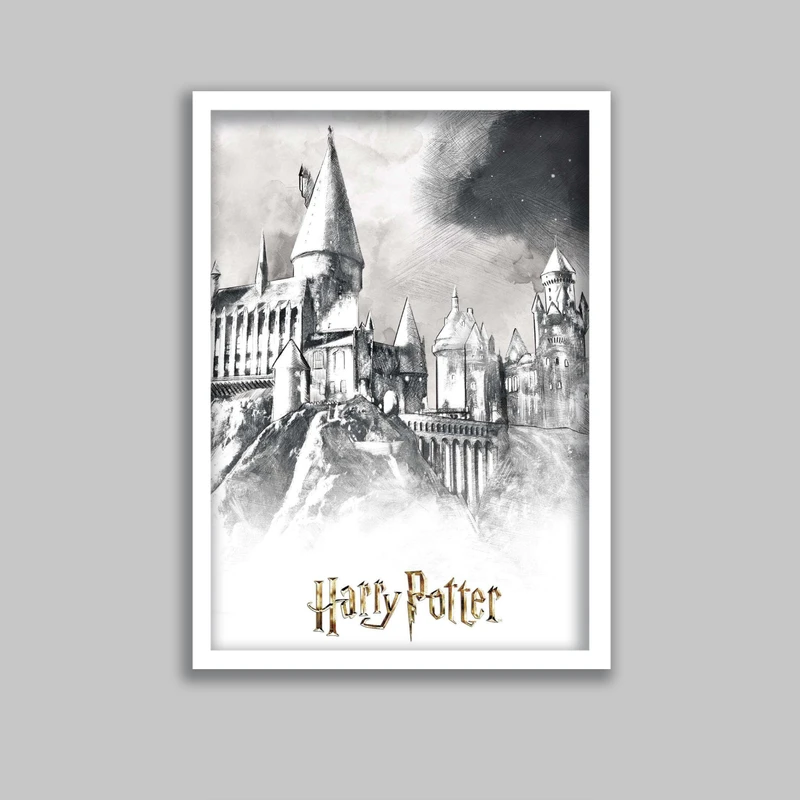 تابلو مدل هری پاتر طرح هاگوارتز Harry Potter کد LA-G10598