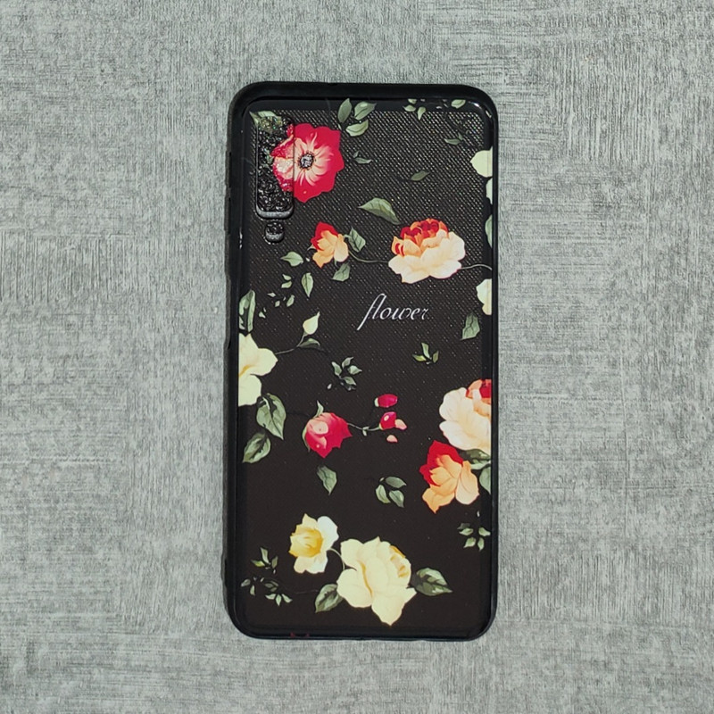 کاور طرح گل مدل KL مناسب برای گوشی موبایل سامسونگ Galaxy A7 2018/A750