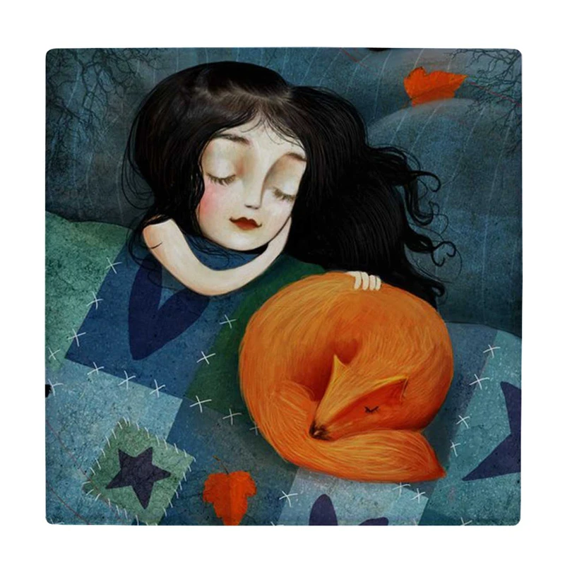  زیر لیوانی طرح دختر و روباه کد    3615873_1519