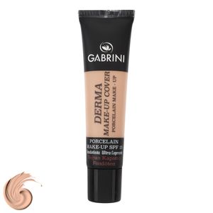 کرم پودر مایع SPF 15 کابرینی مدل Derma شماره 101 مناسب برای انواع پوست حجم 40 میلی‌لیتر