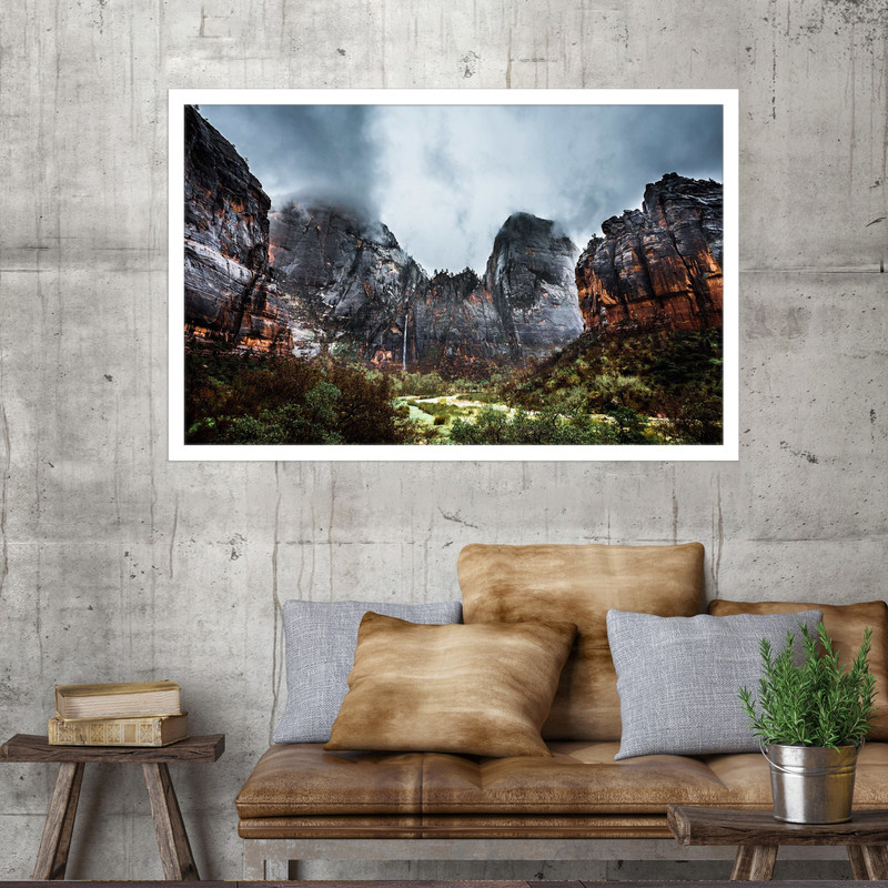 تابلو نوری بکلیت طرح پارک ملی صهیون مدل W-MO1654