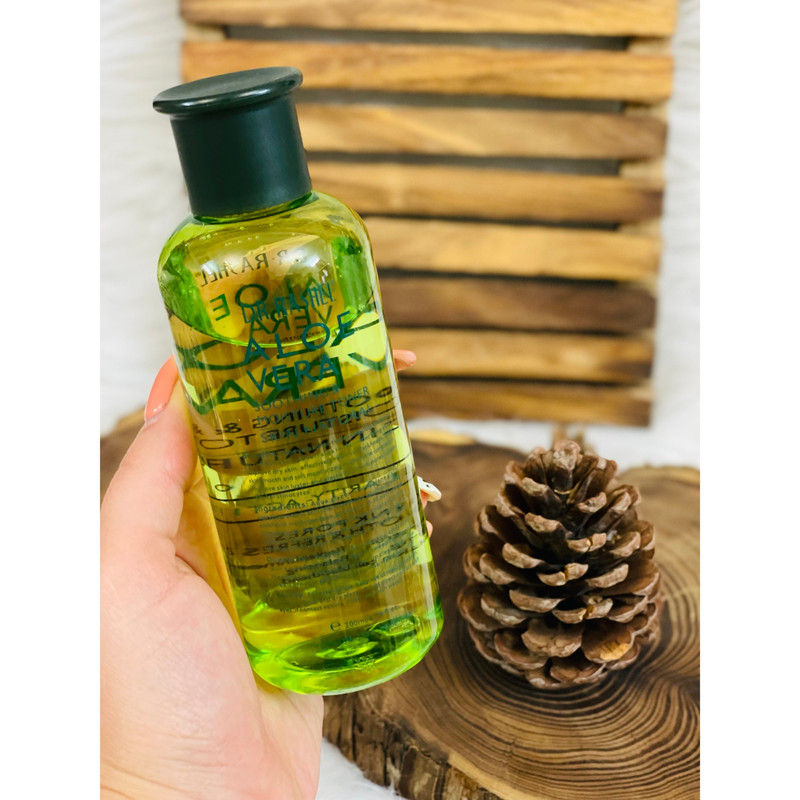 تونر پاک کننده صورت دکتر راشل مدل aloe veraa حجم 200 میلی لیتر